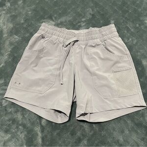 Columbia Gray Athletic Shorts with Elastic Waistband and Relaxed Fit xs‎